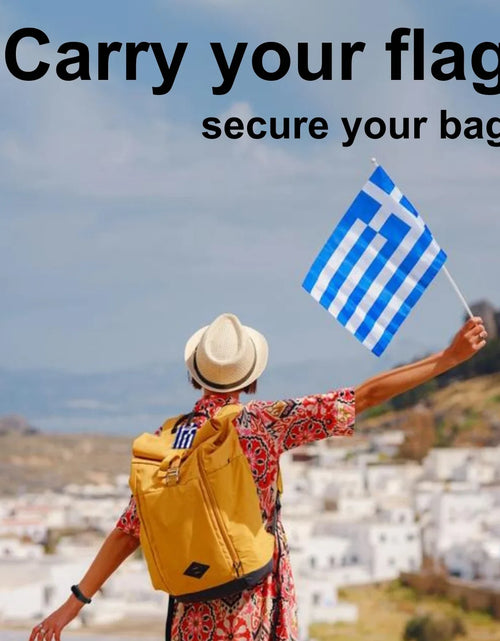 Load image into Gallery viewer, Smart Bag Security Tag - Greece Flag [Pack 2]

