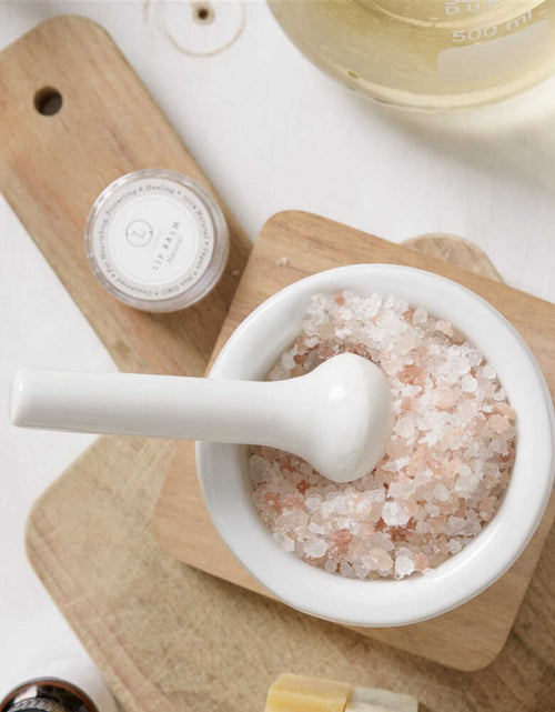 Load image into Gallery viewer, CBD Natural Eucalyptus Bath Salts with CBD, Calming and relaxing (THC free)
