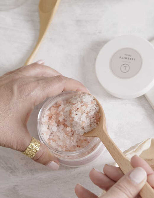 Load image into Gallery viewer, CBD Natural Eucalyptus Bath Salts with CBD, Calming and relaxing (THC free)
